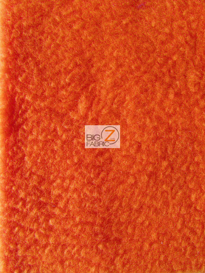 Candy Orange Wholesale Polar Fleece Fabric